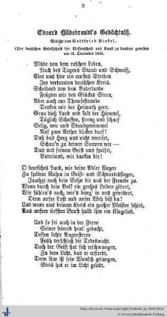 3. Eduard Hildebrandt's Gedächtnis.