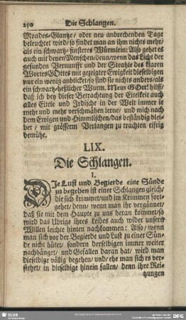 LIX. Die Schlangen