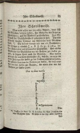 Ihre Schreibweise.