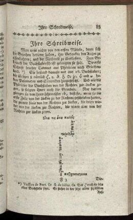 Ihre Schreibweise.