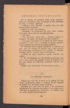 XV - La noche trágica