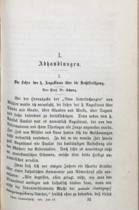 481-528 Die Lehre des h. Augustinus über die Rechtfertigung