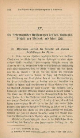 284-296 Die kirchenrechtlichen Anschauungen des heiligen Ambrosius, Bischofs von Mailand, und seiner Zeit : Fortsetzung