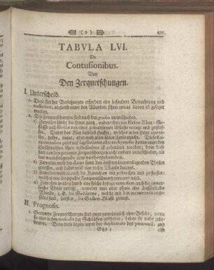 Tabula LVI. De Contusionibus. - Tabula LX. De Synovia.