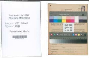Entnazifizierung Martin Falkenstein , geb. 21.11.1914 (Polizist)