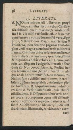 15. Literati