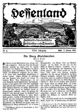 No. 4, 17. Februar 1908