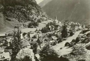 Göschenen. Blick das Göschenental abwärts
