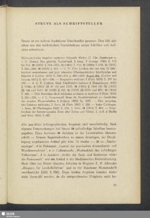 Struve Als Schriftsteller