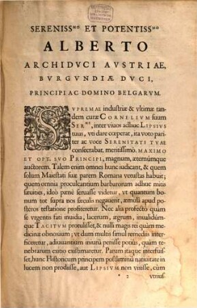 C. Cornelii Taciti Opera Qvae Exstant : Additi Commentarii aucti emendatíque ab vltimâ