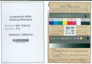 Entnazifizierung Katharina Heldmann , geb. 13.06.1898 ()