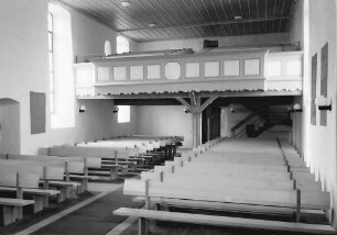 Betberg: Evangelische Kirche nach der Renovierung; Empore