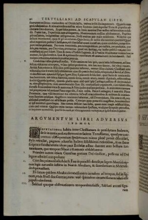 Argumentum Libri Adversus Judæos.