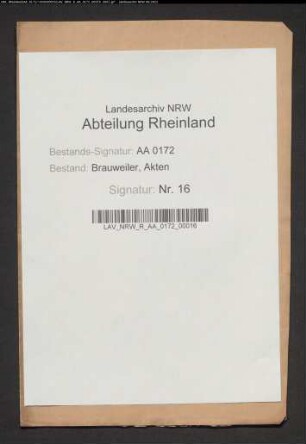 Brauweiler, Herrschaft: Brauweiler Wald, Zeugenaussagen wegen der Eckertrift