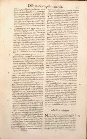 Dispvatio XXIII. Vtrùm sit licitum coniugatis die habitae copulae Eucharistiam suscipere; vel sit minùs, vel magis expediens?
