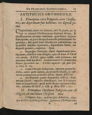 Antitheses Orthodoxae.