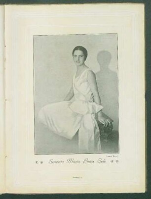 Señorita María Luisa Solé [Fotografía]
