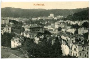 Marienbad. Blick auf Marienbad