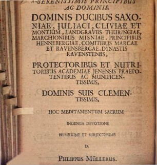 Diss. inaug. de stupore dentium, e gustu omphacis alieno, sive de iure puniendi liberos propter peccata parentum, ad Ezech. c. 18