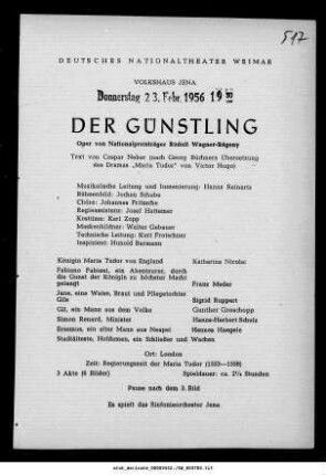 Der Günstling