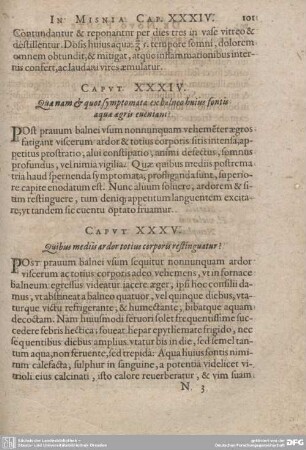 Caput XXXV. Quibus mediis ardor totius corporus restiguatur?