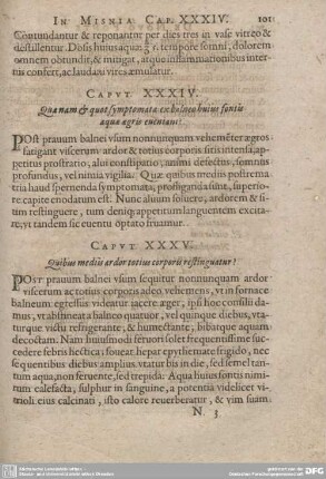 Caput XXXV. Quibus mediis ardor totius corporus restiguatur?