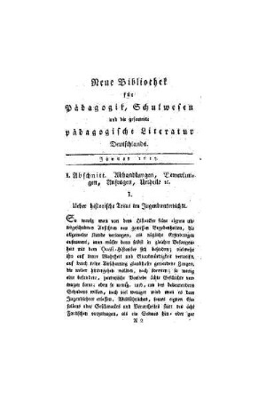 Ueber historische Treue im Jugendunterricht