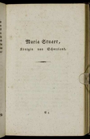 Maria Stuart, Königin von Schottland.