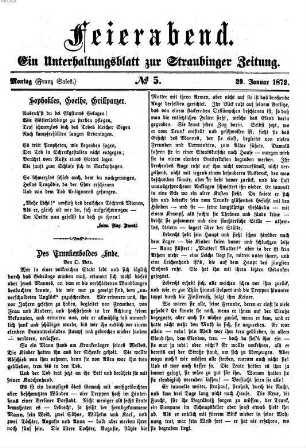 Feierabend. 1873