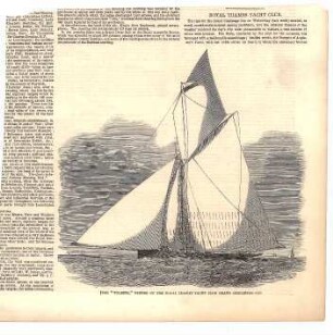 The "Volante", Winner of the Royal Thames Yacht Club Grand Challenge Cup