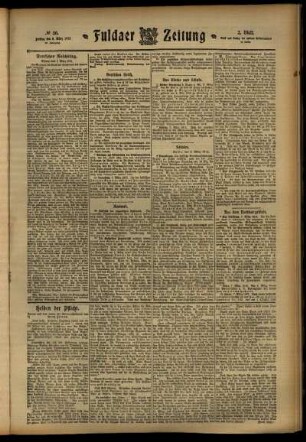 Zweite Ausgabe vom Freitag, den 08. März 1912.