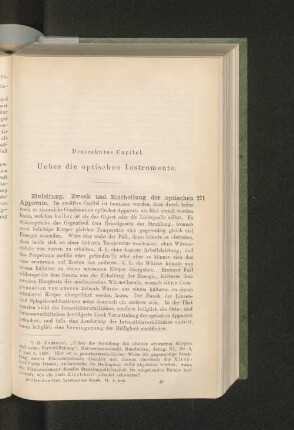 Dreizehntes Capitel. Ueber die optischen Instrumente.