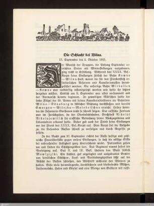 Die Schlacht bei Wilna