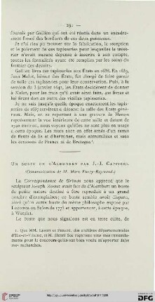 Un buste de d'Alembert par J.-J. Caffieri