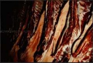 Frisch geschlachtetes Fleisch (Sonderthema: Essen und Trinken)