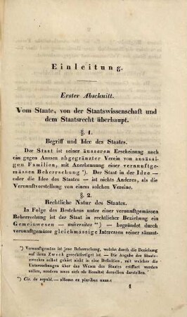Grundsaetze des allgemeinen und des constitutionell-monarchischen Staatsrechts : mit Rücksicht auf das gemeingültige Recht in Deutschland, nebst einem kurzen Abrisse des deutschen Bundesrechtes und den Grundgesetzen des deutschen Bundes als Anhang