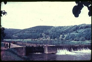 Schleuse an der Fulda und Nadelwehr/Hann.-Münden
