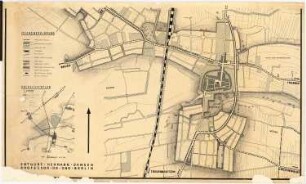 Bebauungsplan der Stadterweiterung Beelitz: Lageplan südlicher Teil 1:2500