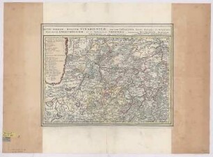 Karte von Ostthüringen, ca. 1:210 000