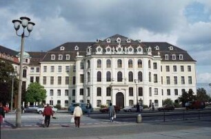 Dresden, Landhaus : Dresden-Altstadt. Blick zum Landhaus (Stadtmuseum Dresden), Wilsdruffer Straße