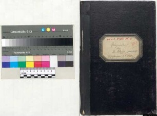 Zeugnisbuch der IV. Klasse