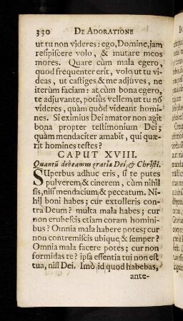 330-342, Caput XVIII