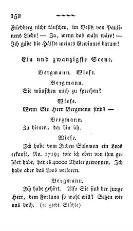 Ein und zwanzigste Scene - Letzte Scene
