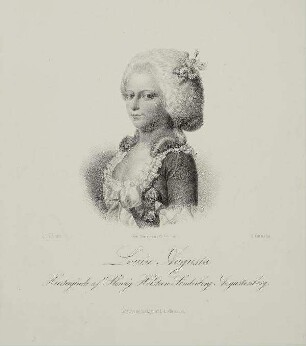 Bildnis von Luise Augusta (1771-1843) Herzogin von Schleswig-Holstein-Sonderburg-Augustenburg