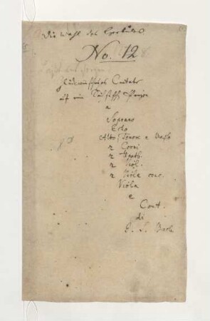 Lasst uns sorgen lasst uns wachen; V (5), Coro, orch; BWV 213; BC G 18