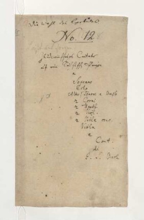 Lasst uns sorgen lasst uns wachen; V (5), Coro, orch; BWV 213; BC G 18