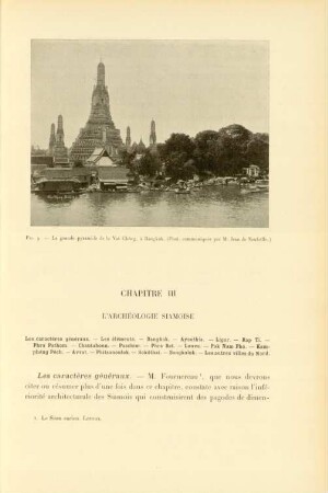 Chapitre III. L'archéologie Siamoise