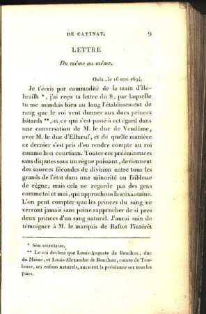[Lettres]. Lettre Du même au même. Lettre Du même au même.
