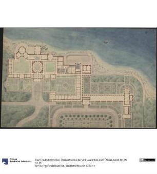Rekonstruktion der Villa Laurentina nach Plinius