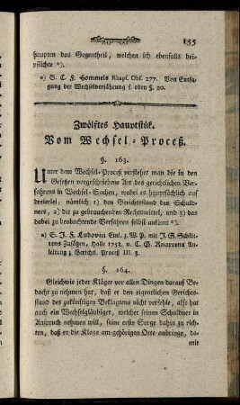 Zwölftes Hauptstük. Vom Wechsel-Proceß.